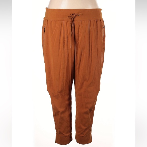 Athleta Trekkie North Jogger Athletic Pants Rust Orange Women’s Plus Size 26 - Picture 3 of 6